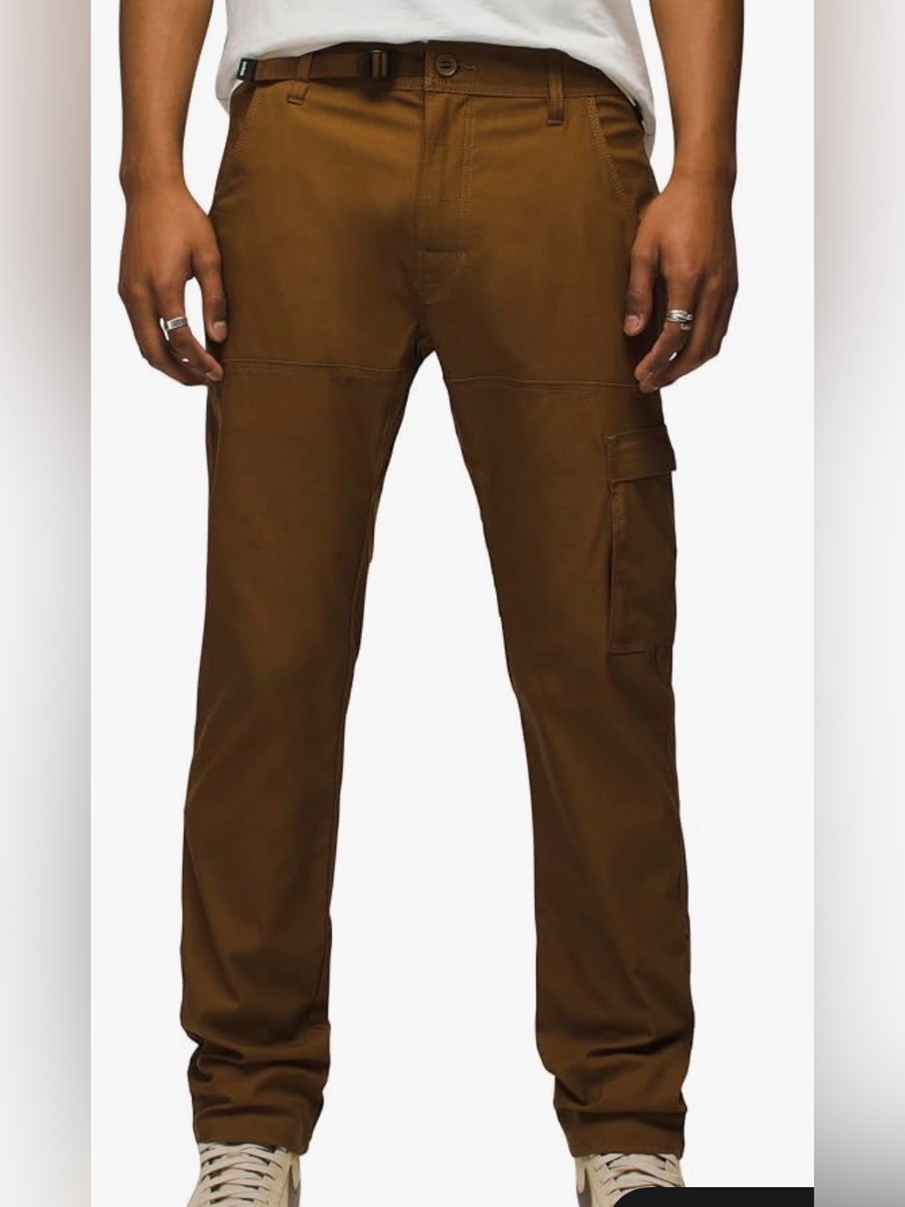 prAnaStretch Zion Slim Pants II – Men’s Fitted Pants – Blended Recycled Nylon